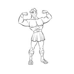Dibujo para colorear: Hercules (Superhéroes) #84155 - Dibujos para colorear
