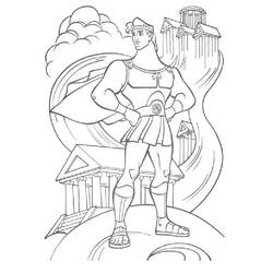 Dibujo para colorear: Hercules (Superhéroes) #84157 - Dibujos para colorear