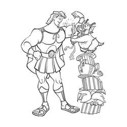 Dibujo para colorear: Hercules (Superhéroes) #84163 - Dibujos para colorear