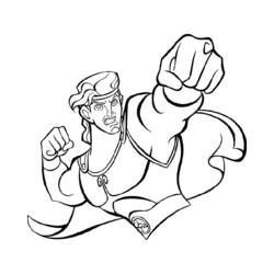 Dibujo para colorear: Hercules (Superhéroes) #84165 - Dibujos para colorear