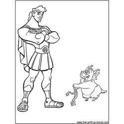 Dibujo para colorear: Hercules (Superhéroes) #84186 - Dibujos para colorear