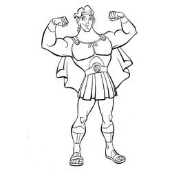 Dibujo para colorear: Hercules (Superhéroes) #84217 - Dibujos para colorear