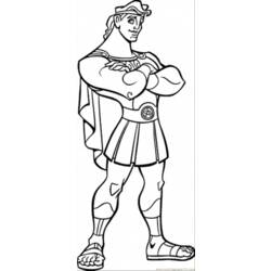 Dibujo para colorear: Hercules (Superhéroes) #84224 - Dibujos para colorear