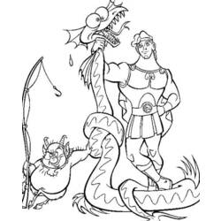 Dibujo para colorear: Hercules (Superhéroes) #84232 - Dibujos para colorear