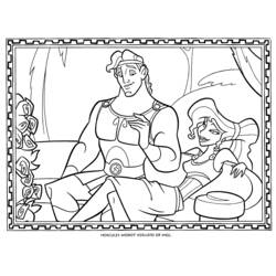 Dibujo para colorear: Hercules (Superhéroes) #84234 - Dibujos para colorear