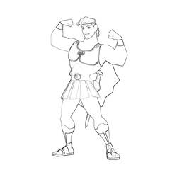 Dibujo para colorear: Hercules (Superhéroes) #84279 - Dibujos para colorear
