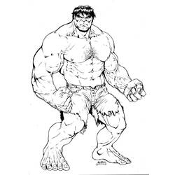 Dibujo para colorear: Hulk (Superhéroes) #79006 - Dibujos para colorear