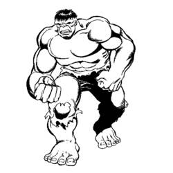 Dibujo para colorear: Hulk (Superhéroes) #79009 - Dibujos para colorear