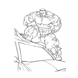 Dibujo para colorear: Hulk (Superhéroes) #79041 - Dibujos para Colorear e Imprimir Gratis