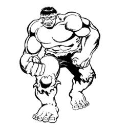Dibujo para colorear: Hulk (Superhéroes) #79067 - Dibujos para colorear