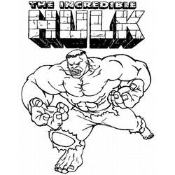 Dibujo para colorear: Hulk (Superhéroes) #79071 - Dibujos para colorear