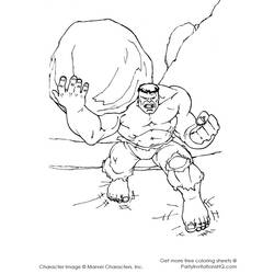 Dibujo para colorear: Hulk (Superhéroes) #79077 - Dibujos para Colorear e Imprimir Gratis