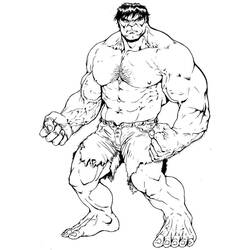 Dibujo para colorear: Hulk (Superhéroes) #79082 - Dibujos para colorear