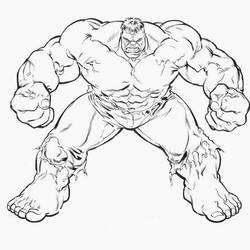 Dibujo para colorear: Hulk (Superhéroes) #79083 - Dibujos para colorear