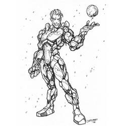 Dibujo para colorear: Iceman (Superhéroes) #83536 - Dibujos para colorear