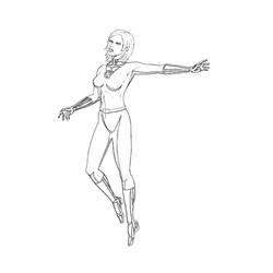 Dibujo para colorear: Invisible Woman (Superhéroes) #83222 - Dibujos para colorear