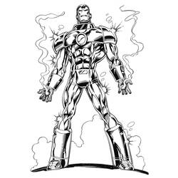Dibujo para colorear: Iron Man (Superhéroes) #80523 - Dibujos para Colorear e Imprimir Gratis