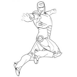Dibujo para colorear: Iron Man (Superhéroes) #80553 - Dibujos para Colorear e Imprimir Gratis