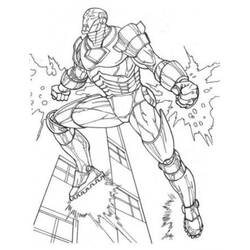 Dibujo para colorear: Iron Man (Superhéroes) #80560 - Dibujos para Colorear e Imprimir Gratis