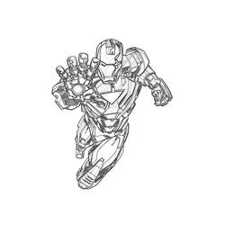 Dibujo para colorear: Iron Man (Superhéroes) #80595 - Dibujos para Colorear e Imprimir Gratis