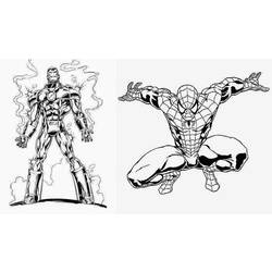 Dibujo para colorear: Iron Man (Superhéroes) #80598 - Dibujos para colorear