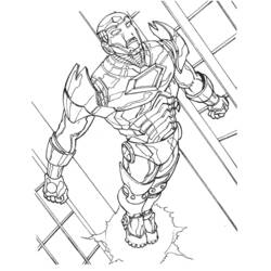 Dibujo para colorear: Iron Man (Superhéroes) #80602 - Dibujos para Colorear e Imprimir Gratis