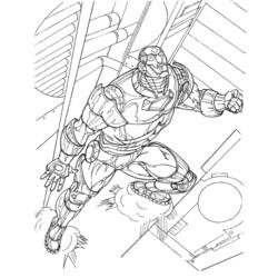 Dibujo para colorear: Iron Man (Superhéroes) #80609 - Dibujos para Colorear e Imprimir Gratis