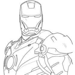 Dibujo para colorear: Iron Man (Superhéroes) #80649 - Dibujos para colorear