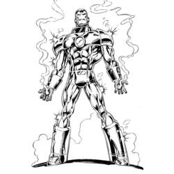 Dibujo para colorear: Iron Man (Superhéroes) #80657 - Dibujos para Colorear e Imprimir Gratis