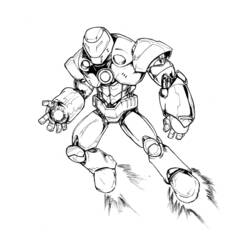 Dibujo para colorear: Iron Man (Superhéroes) #80672 - Dibujos para colorear