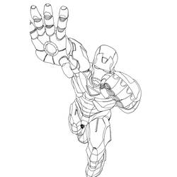 Dibujo para colorear: Iron Man (Superhéroes) #80694 - Dibujos para Colorear e Imprimir Gratis