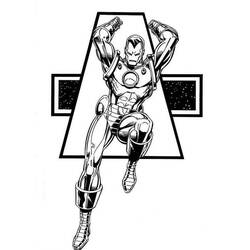 Dibujo para colorear: Iron Man (Superhéroes) #80714 - Dibujos para Colorear e Imprimir Gratis
