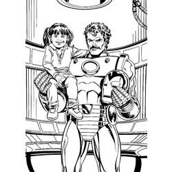 Dibujo para colorear: Iron Man (Superhéroes) #80728 - Dibujos para Colorear e Imprimir Gratis