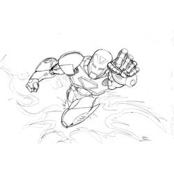 Dibujo para colorear: Iron Man (Superhéroes) #80763 - Dibujos para Colorear e Imprimir Gratis