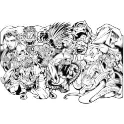 Dibujo para colorear: Marvel Super Heroes (Superhéroes) #79593 - Dibujos para colorear