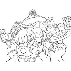 Dibujo para colorear: Marvel Super Heroes (Superhéroes) #79594 - Dibujos para Colorear e Imprimir Gratis