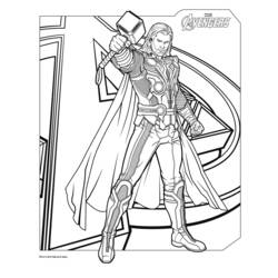 Dibujo para colorear: Marvel Super Heroes (Superhéroes) #79610 - Dibujos para Colorear e Imprimir Gratis