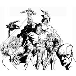 Dibujo para colorear: Marvel Super Heroes (Superhéroes) #79622 - Dibujos para Colorear e Imprimir Gratis