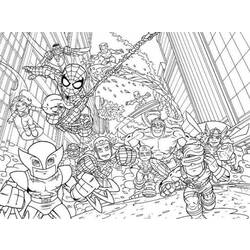 Dibujo para colorear: Marvel Super Heroes (Superhéroes) #79626 - Dibujos para Colorear e Imprimir Gratis