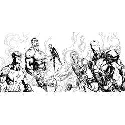 Dibujo para colorear: Marvel Super Heroes (Superhéroes) #79735 - Dibujos para Colorear e Imprimir Gratis