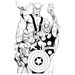 Dibujo para colorear: Marvel Super Heroes (Superhéroes) #79755 - Dibujos para Colorear e Imprimir Gratis