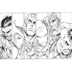 Dibujo para colorear: Marvel Super Heroes (Superhéroes) #79773 - Dibujos para Colorear e Imprimir Gratis