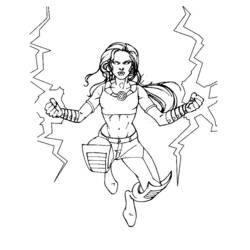 Dibujo para colorear: Marvel Super Heroes (Superhéroes) #79805 - Dibujos para Colorear e Imprimir Gratis