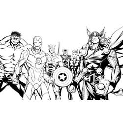 Dibujo para colorear: Marvel Super Heroes (Superhéroes) #79857 - Dibujos para colorear