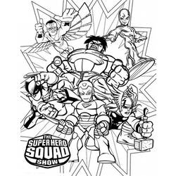 Dibujo para colorear: Marvel Super Heroes (Superhéroes) #79864 - Dibujos para Colorear e Imprimir Gratis