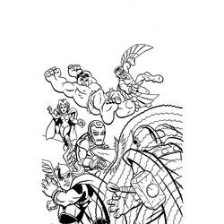 Dibujo para colorear: Marvel Super Heroes (Superhéroes) #79873 - Dibujos para Colorear e Imprimir Gratis