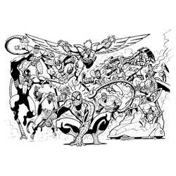 Dibujo para colorear: Marvel Super Heroes (Superhéroes) #79881 - Dibujos para Colorear e Imprimir Gratis