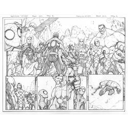 Dibujo para colorear: Marvel Super Heroes (Superhéroes) #79917 - Dibujos para Colorear e Imprimir Gratis