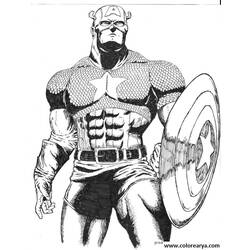 Dibujo para colorear: Marvel Super Heroes (Superhéroes) #80008 - Dibujos para Colorear e Imprimir Gratis