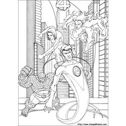 Dibujo para colorear: Mr. Fantastic (Superhéroes) #84794 - Dibujos para colorear